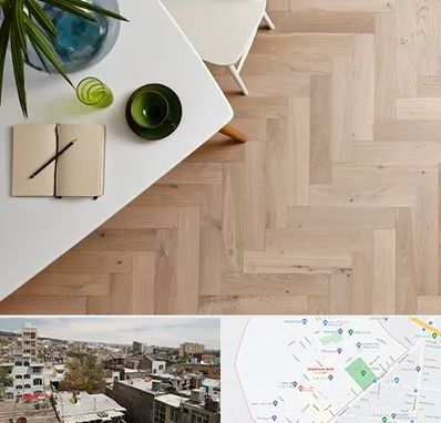 کفپوش چوبی در شمیران نو 