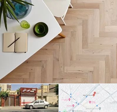 کفپوش چوبی در باجک قم