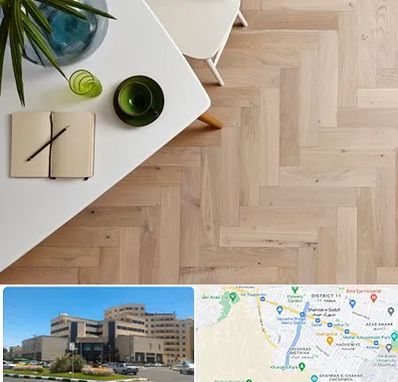 کفپوش چوبی در صیاد شیرازی مشهد