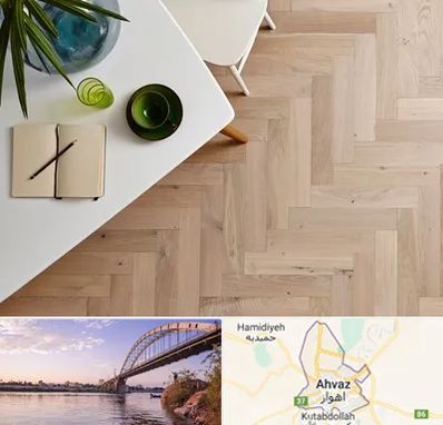 کفپوش چوبی در اهواز