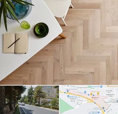 کفپوش چوبی در مهرویلا کرج