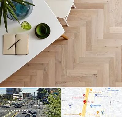 کفپوش چوبی در ستاری 