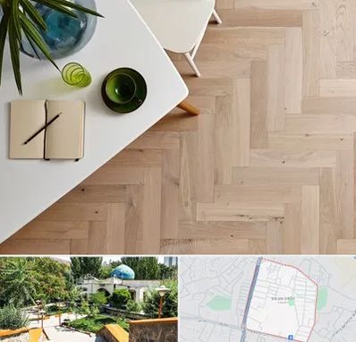 کفپوش چوبی در باغمیشه تبریز