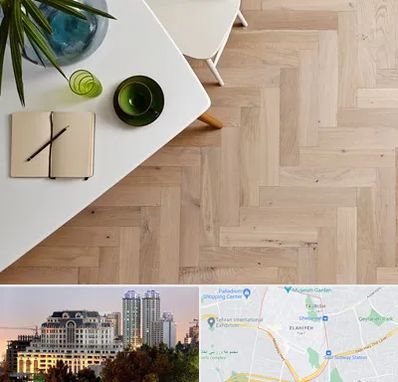 کفپوش چوبی در فرشته 