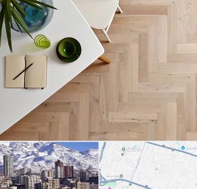 کفپوش چوبی در ازگل