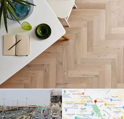 کفپوش چوبی در بلوار توس مشهد 