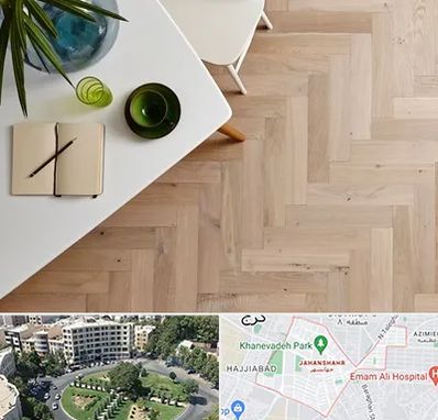 کفپوش چوبی در جهانشهر کرج 