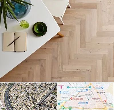 کفپوش چوبی در شهرک غرب مشهد