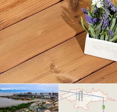 چوب ترمو در بندر ترکمن