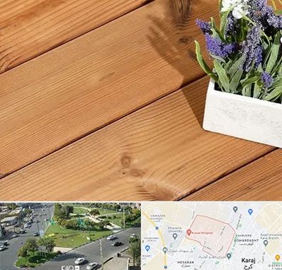 چوب ترمو در شاهین ویلا کرج