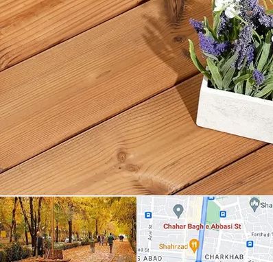 چوب ترمو در چهارباغ اصفهان
