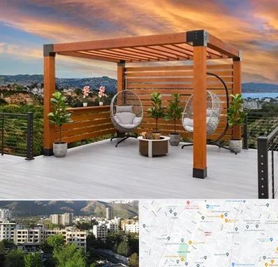 پرگولا چوبی در دیباجی 