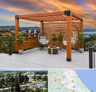 پرگولا چوبی در رودسر