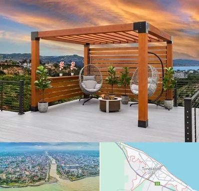 پرگولا چوبی در تنکابن