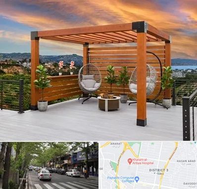 پرگولا چوبی در ظفر 