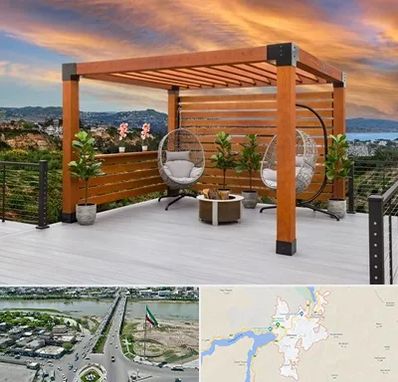 پرگولا چوبی در میاندوآب