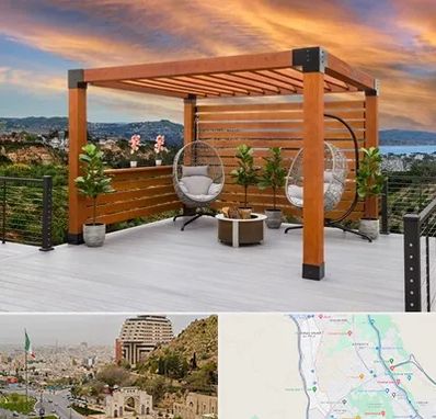 پرگولا چوبی در فرهنگ شهر شیراز