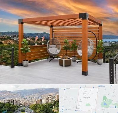 پرگولا چوبی در خانی آباد 