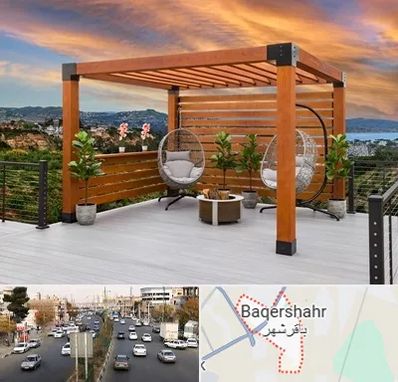 پرگولا چوبی در باقرشهر