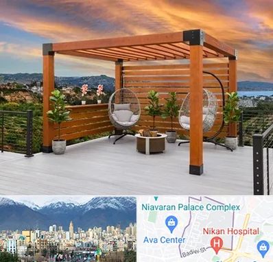 پرگولا چوبی در آجودانیه 