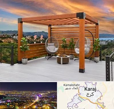 پرگولا چوبی در کرج