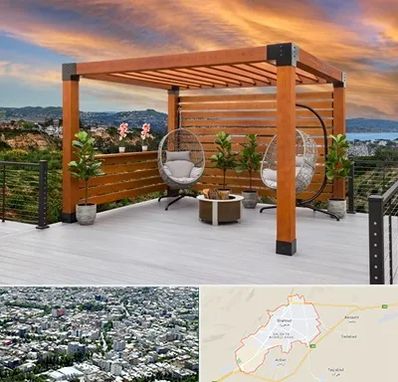 پرگولا چوبی در شاهرود