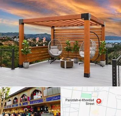 پرگولا چوبی در 15 خرداد