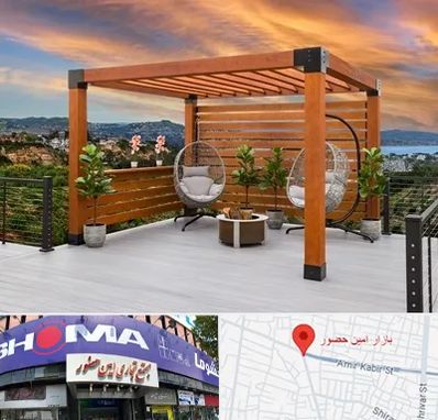 پرگولا چوبی در امین حضور