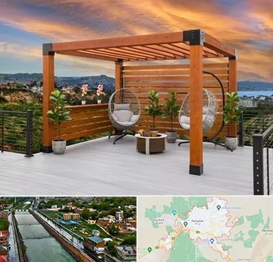 پرگولا چوبی در مراغه