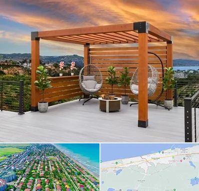 پرگولا چوبی در فریدونکنار