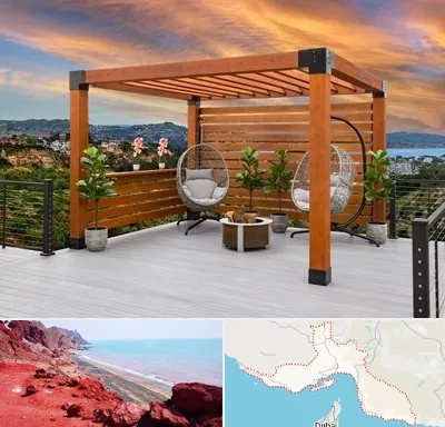 پرگولا چوبی در هرمزگان