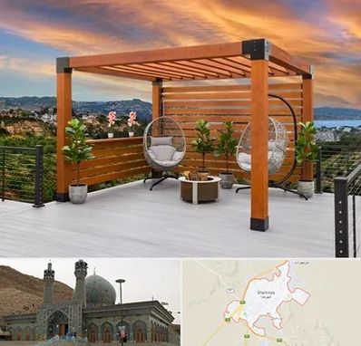 پرگولا چوبی در شهرضا