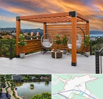 پرگولا چوبی در لنگرود