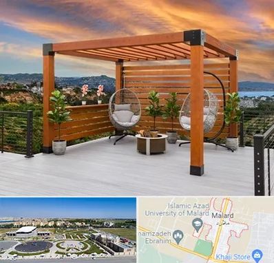 پرگولا چوبی در ملارد