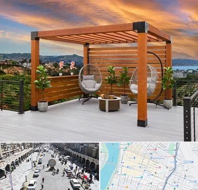 پرگولا چوبی در نادری اهواز 