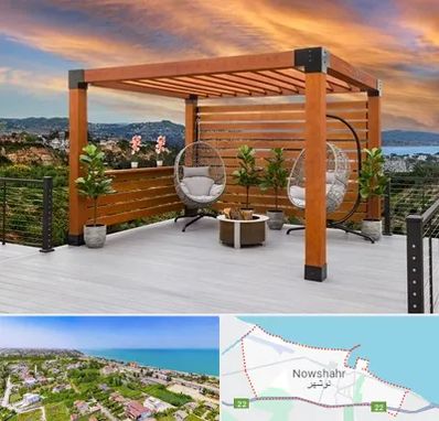 پرگولا چوبی در نوشهر