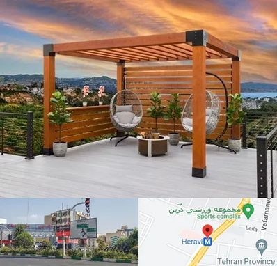 پرگولا چوبی در هروی 