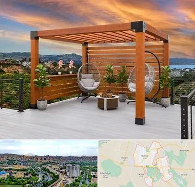 پرگولا چوبی در شهریار