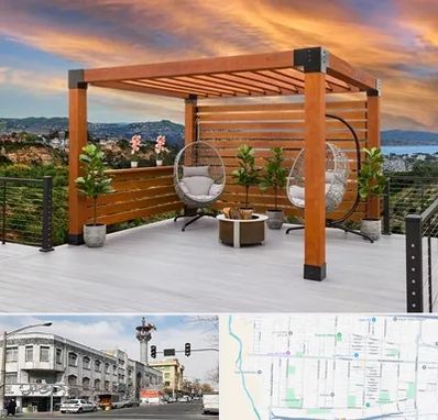 پرگولا چوبی در 17شهریور