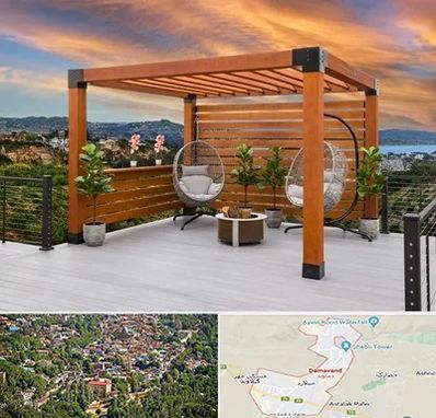پرگولا چوبی در دماوند