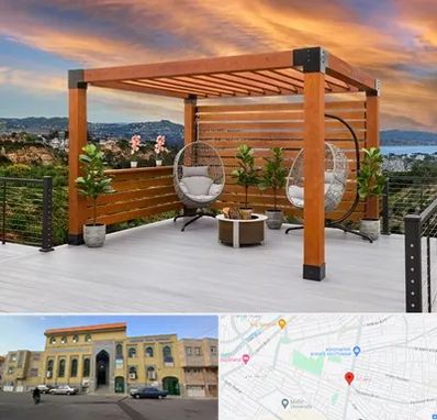 پرگولا چوبی در زنبیل آباد قم