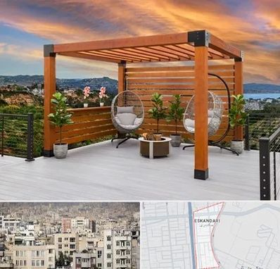 پرگولا چوبی در اسکندری