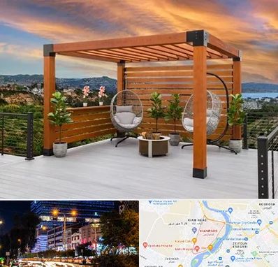 پرگولا چوبی در کیانپارس اهواز 