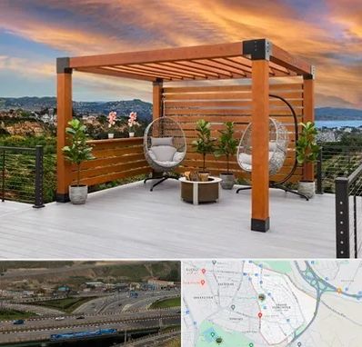 پرگولا چوبی در یاغچیان تبریز