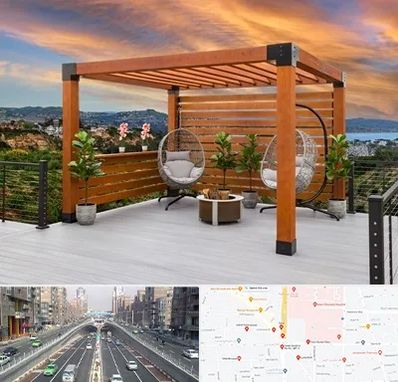 پرگولا چوبی در توحید 