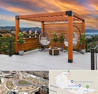 پرگولا چوبی در پرند