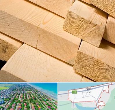 فروش چوب راش در نور