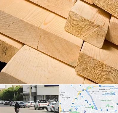 فروش چوب راش در قدوسی شرقی شیراز