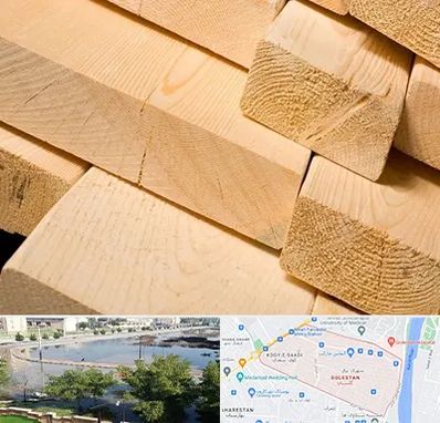 فروش چوب راش در گلستان اهواز 