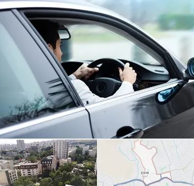 اجاره اتومبیل با راننده در اوین